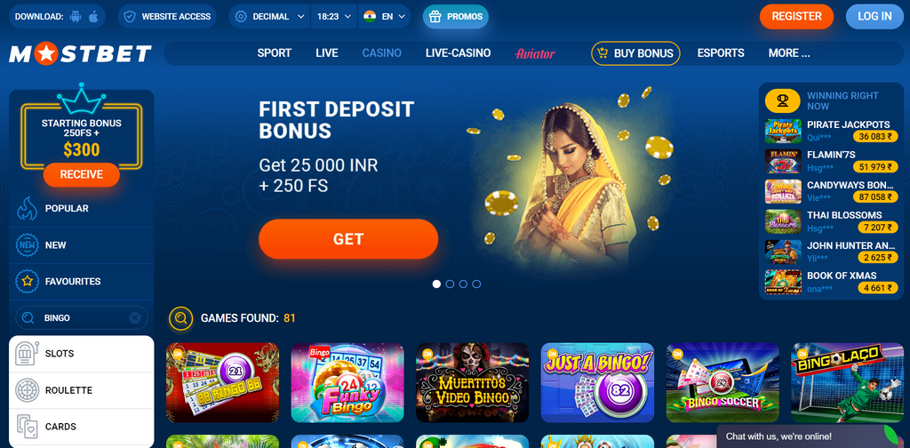 MOSTBET PORTUGAL: GANHE ATÉ € 400 + 250 FS
