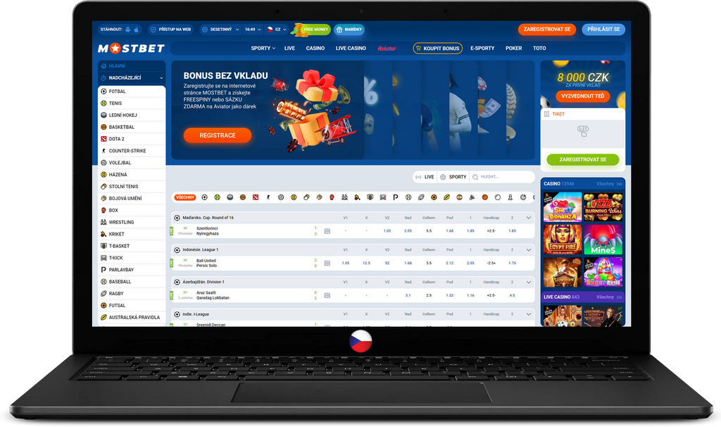 Sázková společnost MostBet – online sportovní sázení