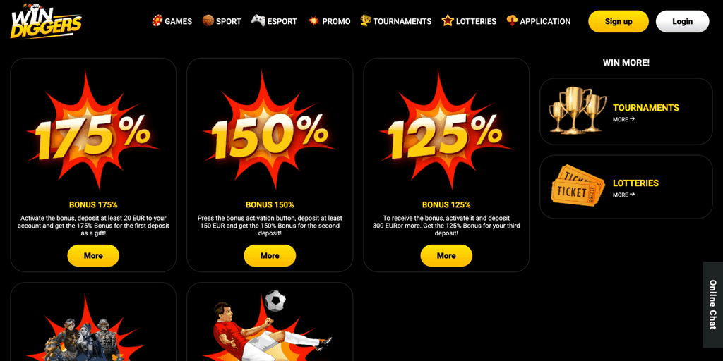 Win Diggers Gambling Establishment Testimonial